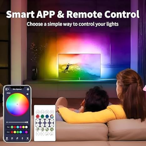 LED Neon RGB Strip Magic Light 5 Metres with App & Remote Control