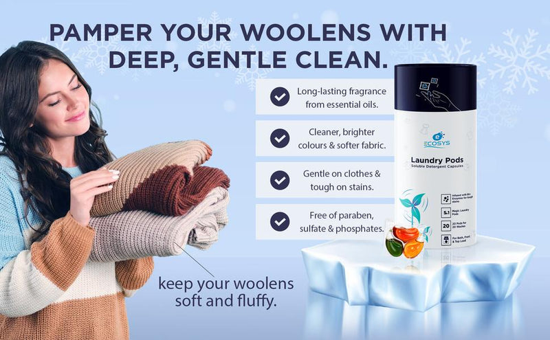 3-in-1 Laundry Pods | Stain Remover & Fabric Softener